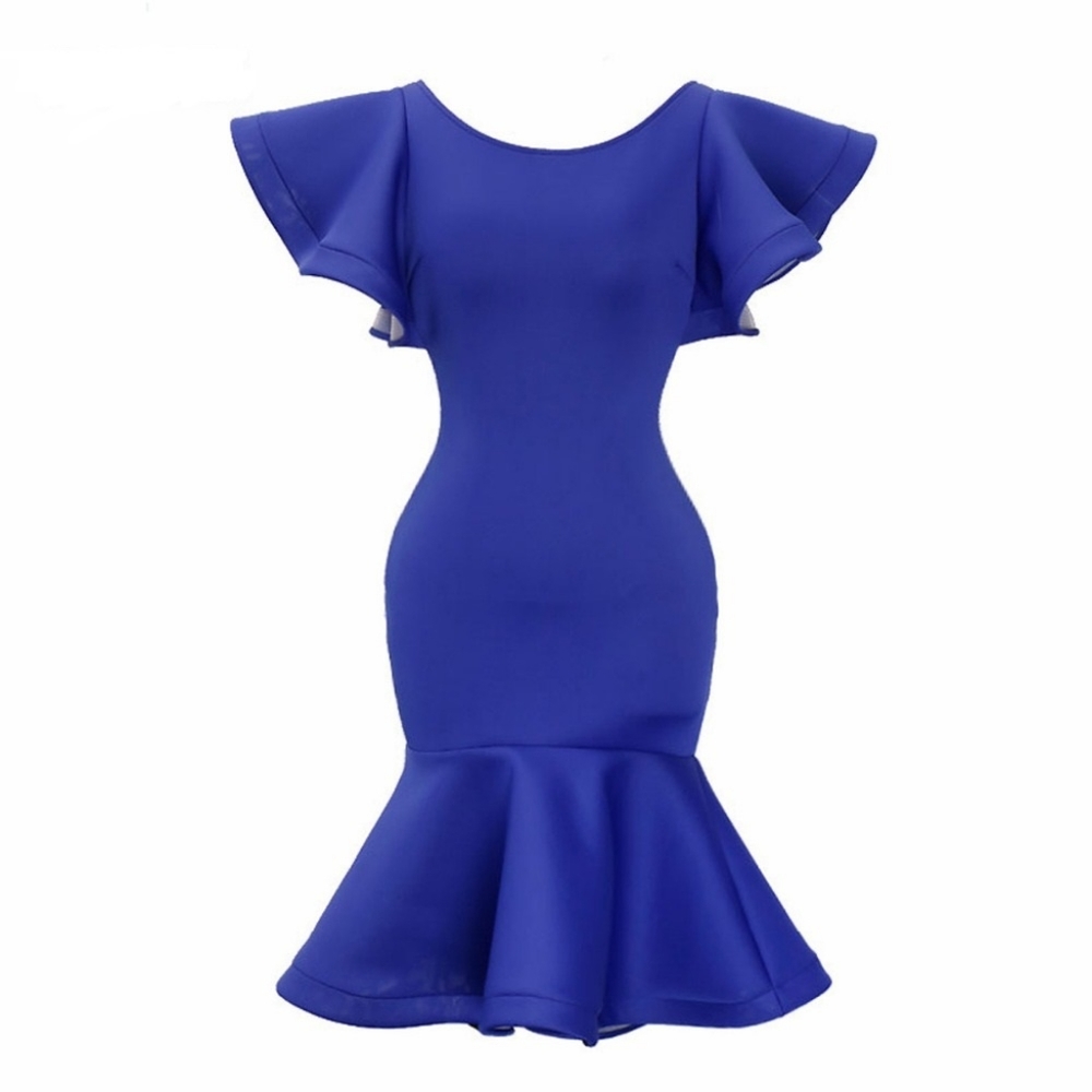 Royal blue dress